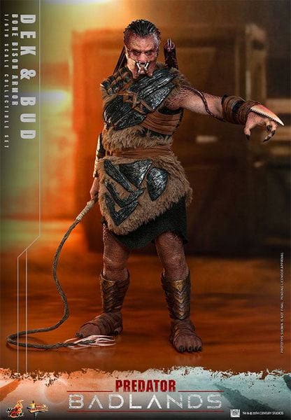 Movie Masterpiece 1/6 Dek Bone Bison Armor & Bud - Predator Badlands | Hot Toys Figure