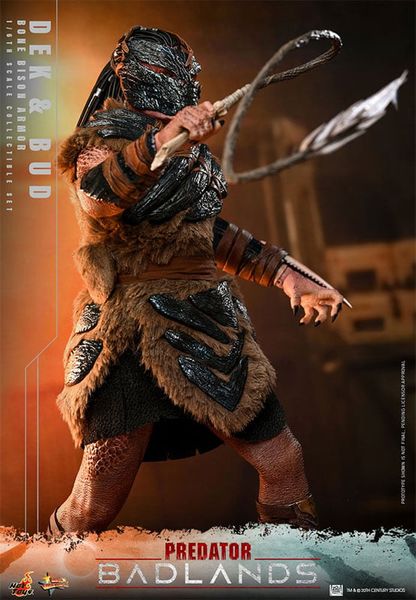 Movie Masterpiece 1/6 Dek Bone Bison Armor & Bud - Predator Badlands | Hot Toys Figure