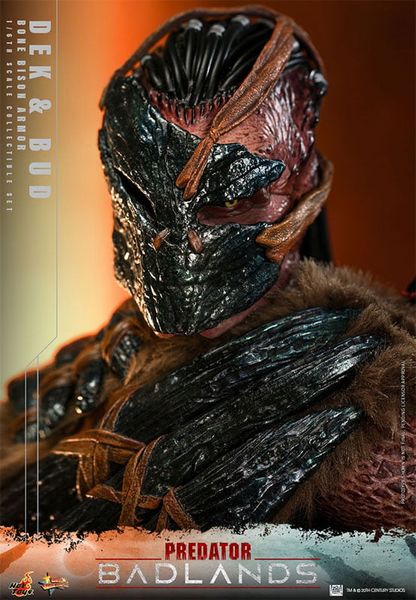 Movie Masterpiece 1/6 Dek Bone Bison Armor & Bud - Predator Badlands | Hot Toys Figure