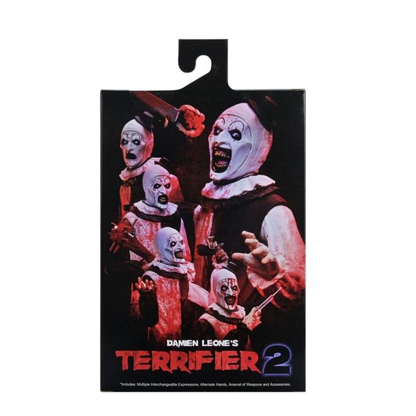 Art the Clown Ultimate 7 Inch Action Figure Blood Splatter ver - Terrifier 2 | Neca Figure