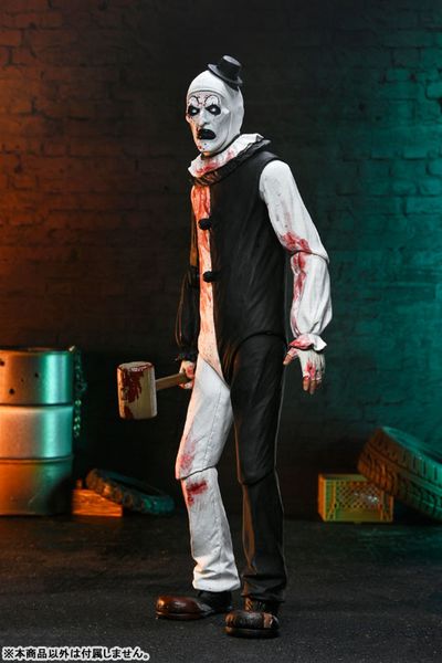 Art the Clown Ultimate 7 Inch Action Figure Blood Splatter ver - Terrifier 2 | Neca Figure