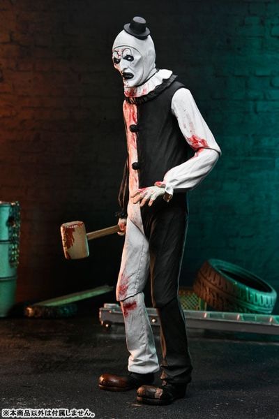 Art the Clown Ultimate 7 Inch Action Figure Blood Splatter ver - Terrifier 2 | Neca Figure