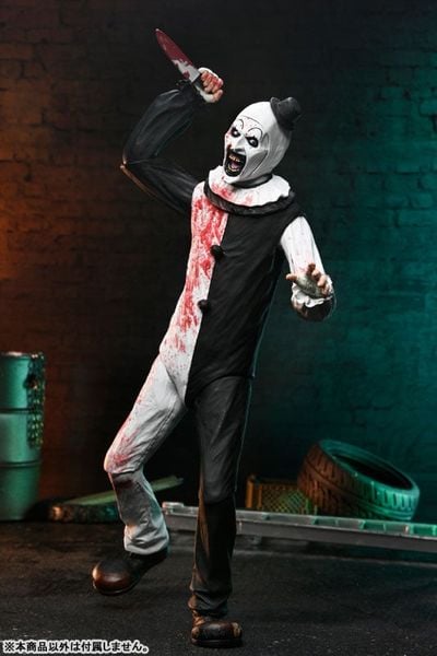 Art the Clown Ultimate 7 Inch Action Figure Blood Splatter ver - Terrifier 2 | Neca Figure