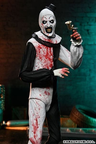 Art the Clown Ultimate 7 Inch Action Figure Blood Splatter ver - Terrifier 2 | Neca Figure