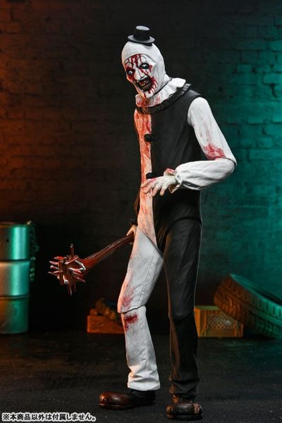Art the Clown Ultimate 7 Inch Action Figure Blood Splatter ver - Terrifier 2 | Neca Figure