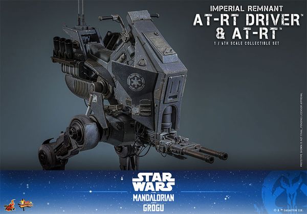 Movie Masterpiece Imperial Remnant AT RT Driver & AT RT 1/6 Star Wars The Mandalorian | Hot Toys Figure