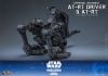 Movie Masterpiece Imperial Remnant AT RT Driver & AT RT 1/6 Star Wars The Mandalorian | Hot Toys Figure
