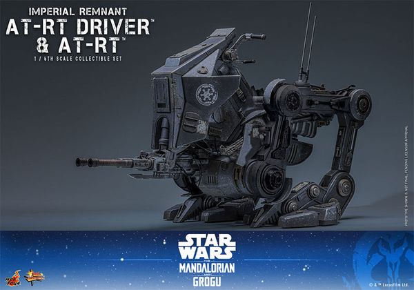 Movie Masterpiece Imperial Remnant AT RT Driver & AT RT 1/6 Star Wars The Mandalorian | Hot Toys Figure