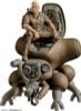 PLAMAX minimum factory MF-95 Batou with Fuchikoma 1/20 Plastic Model - Ghost in the Shell Series | Max Factory Plastic Model
