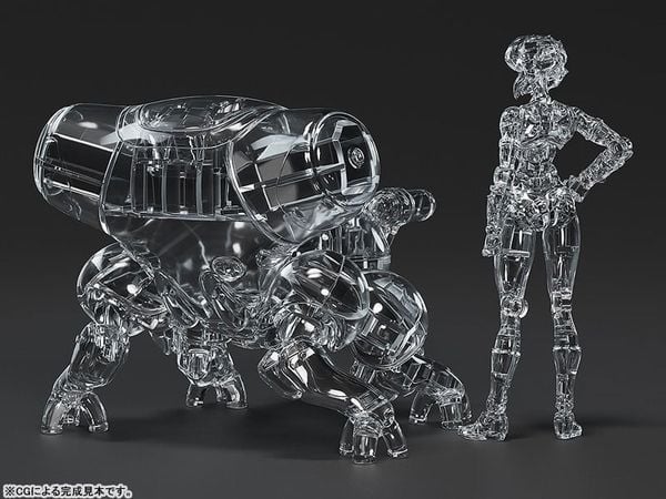 PLAMAX minimum factory MF-96 Motoko Kusanagi Thermoptic Camouflage Ver. 1/20 Plastic Model - Ghost in the Shell Series | Max Factory Plastic Model