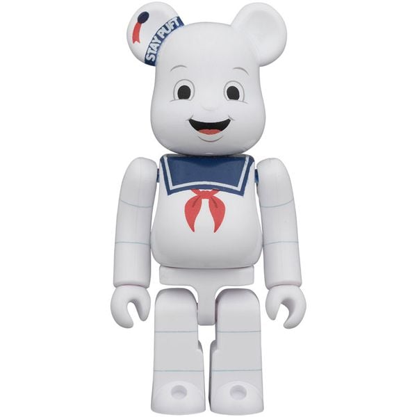 BE@RBRICK 2PCS SET Stay Puft Marshmallow Man & Slimer - Ghostbusters | Medicom Toy Figure