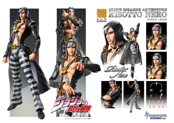 Super Action Statue Risotto Nero - JoJo's Bizarre Adventure Part.V Golden Wind | Medicos Entertainment Figure