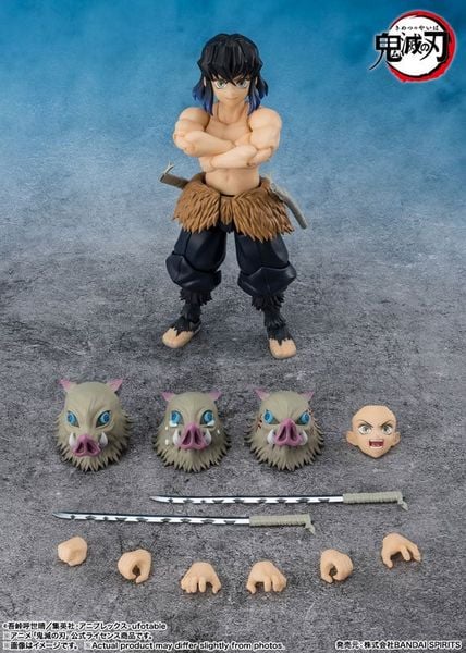 S.H.Figuarts Inosuke Hashibira - Demon Slayer Kimetsu no Yaiba | BANDAI SPIRITS Figure