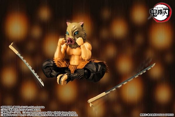 S.H.Figuarts Inosuke Hashibira - Demon Slayer Kimetsu no Yaiba | BANDAI SPIRITS Figure