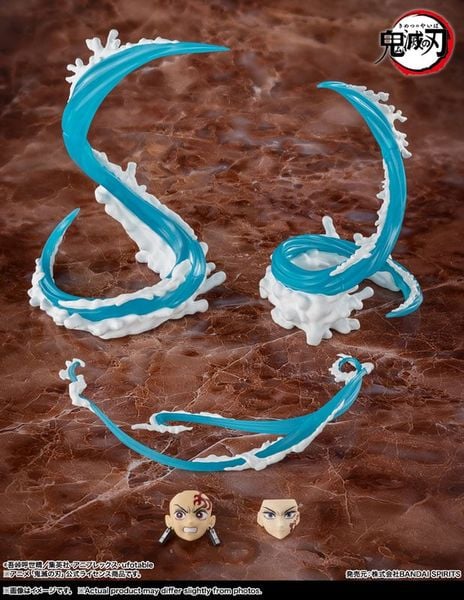 S.H.Figuarts Tanjiro Kamado & Giyu Tomioka Water Breathing Effect Part SET Demon Slayer Kimetsu no Yaiba | BANDAI SPIRITS Figure