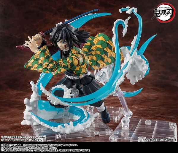 S.H.Figuarts Tanjiro Kamado & Giyu Tomioka Water Breathing Effect Part SET Demon Slayer Kimetsu no Yaiba | BANDAI SPIRITS Figure