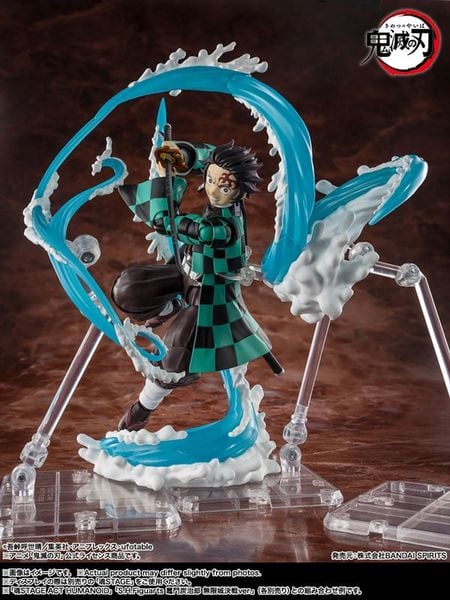 S.H.Figuarts Tanjiro Kamado & Giyu Tomioka Water Breathing Effect Part SET Demon Slayer Kimetsu no Yaiba | BANDAI SPIRITS Figure