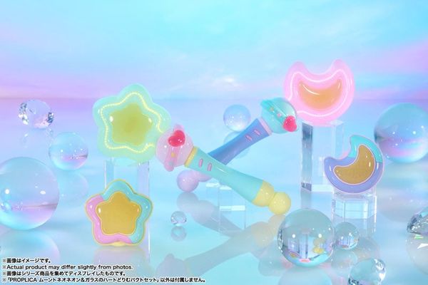 PROPLICA Moontto NeoNeon & Glass Heart Dream Pact Set Magical Sisters LuluttoLilly | BANDAI SPIRITS Goods