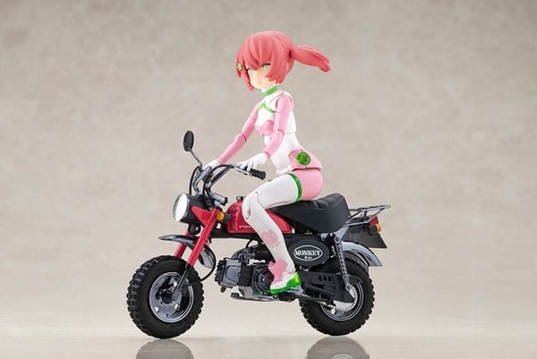Megami Device PUNI MOFU Racing Mao with Honda Z50J-1 Monkey Plastic Model Kit