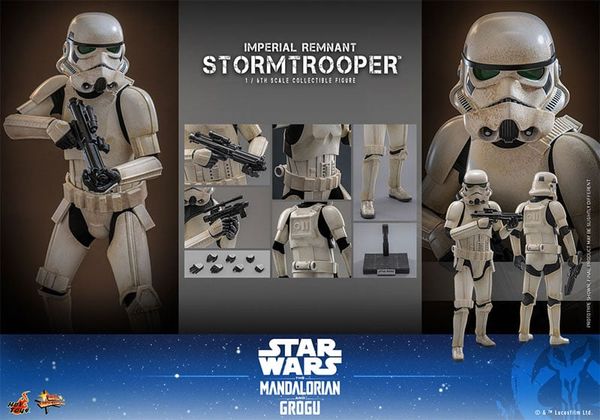 Movie Masterpiece Imperial Remnant Stormtrooper 1/6 Scale Figure - Star Wars The Mandalorian | Hot Toys Figure