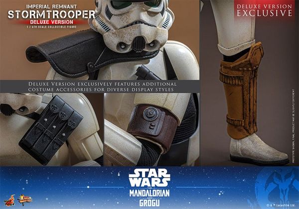 Movie Masterpiece Imperial Remnant Stormtrooper Deluxe Edition 1/6 Scale Figure - Star Wars The Mandalorian | Hot Toys