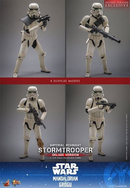 Movie Masterpiece Imperial Remnant Stormtrooper Deluxe Edition 1/6 Scale Figure - Star Wars The Mandalorian | Hot Toys