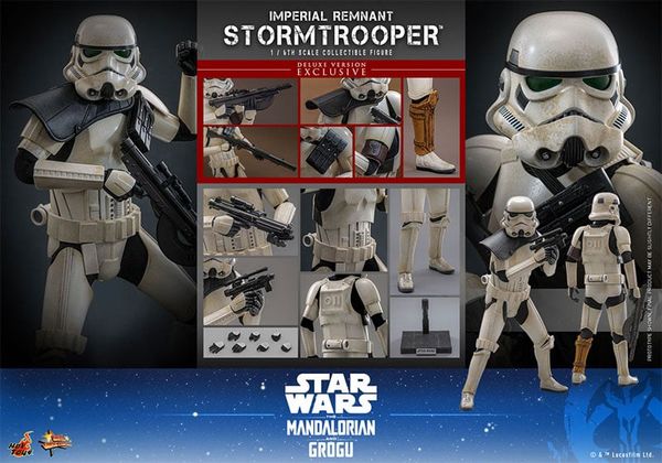Movie Masterpiece Imperial Remnant Stormtrooper Deluxe Edition 1/6 Scale Figure - Star Wars The Mandalorian | Hot Toys