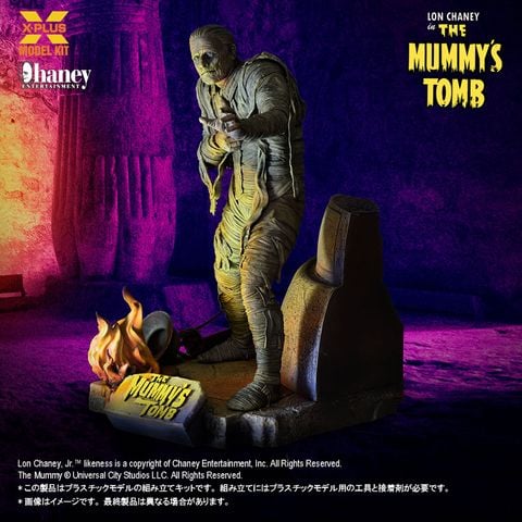 Lon Chaney Jr. as The Mummy 1/8 - The Mummy's Tomb | X PLUS Plastic Model
