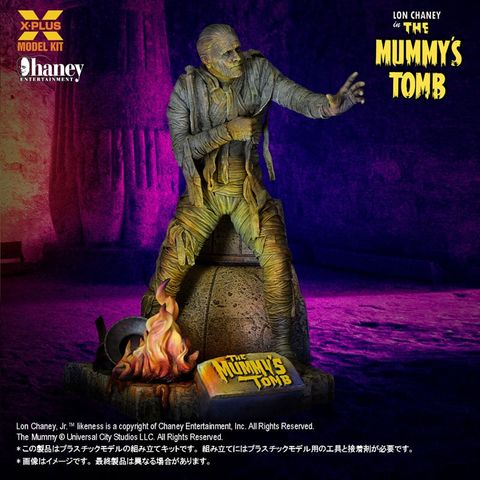 Lon Chaney Jr. as The Mummy 1/8 - The Mummy's Tomb | X PLUS Plastic Model