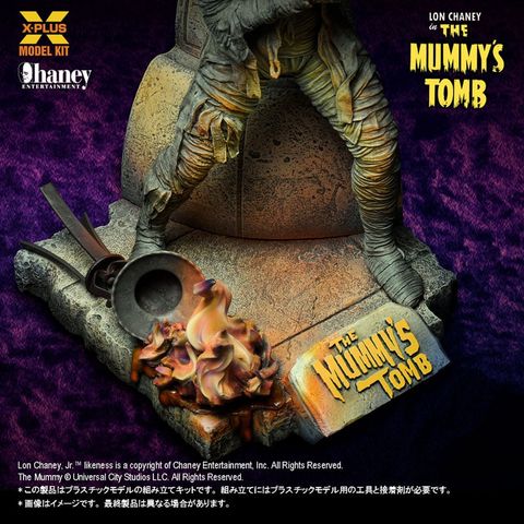 Lon Chaney Jr. as The Mummy 1/8 - The Mummy's Tomb | X PLUS Plastic Model