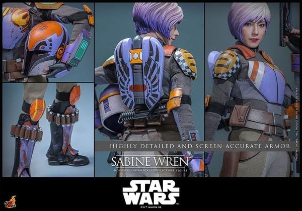 TV Masterpiece Sabine Wren 1/6 - Star Wars Rebels | Hot Toys Figure