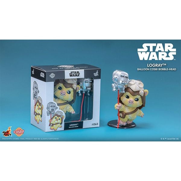Cosbi #063 Logray Balloon Series - Star Wars | Hot Toys Figure