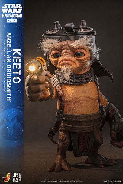 Life-size Masterpiece 1/1 Keeto Anzellan Droidsmith - Star Wars The Mandalorian | Hot Toys Figure