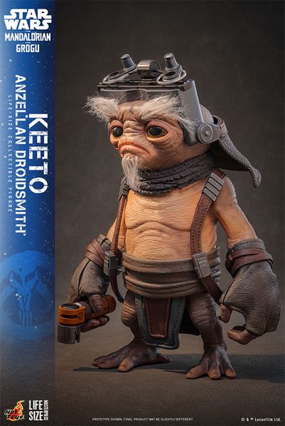 Life-size Masterpiece 1/1 Keeto Anzellan Droidsmith - Star Wars The Mandalorian | Hot Toys Figure