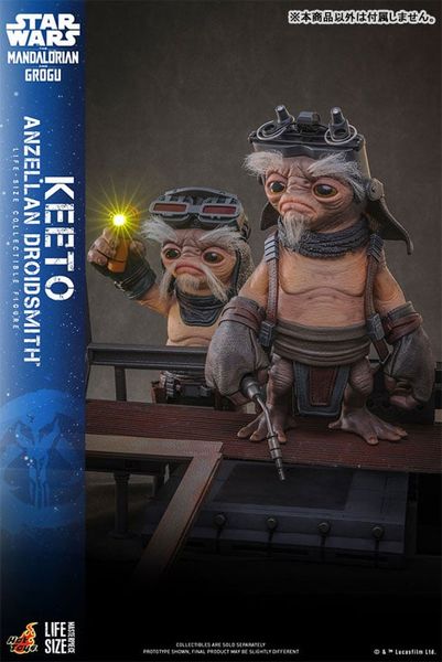 Life-size Masterpiece 1/1 Keeto Anzellan Droidsmith - Star Wars The Mandalorian | Hot Toys Figure