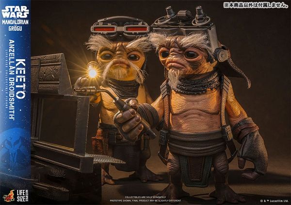 Life-size Masterpiece 1/1 Keeto Anzellan Droidsmith - Star Wars The Mandalorian | Hot Toys Figure