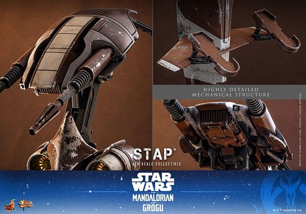 Movie Masterpiece STAP 1/6 Scale Vehicle - Star Wars The Mandalorian | Hot Toys Vehicle