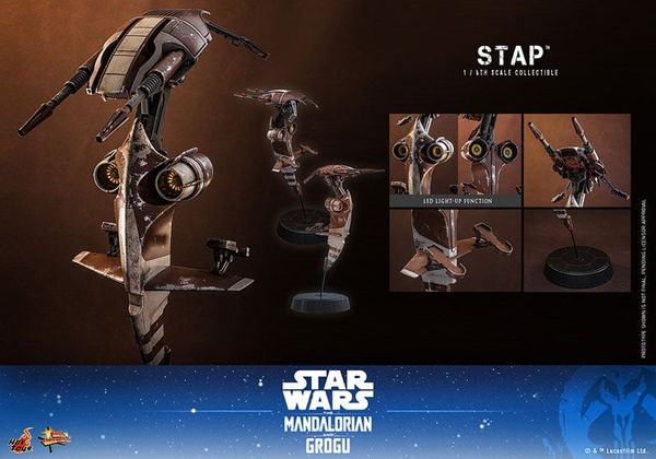 Movie Masterpiece STAP 1/6 Scale Vehicle - Star Wars The Mandalorian | Hot Toys Vehicle