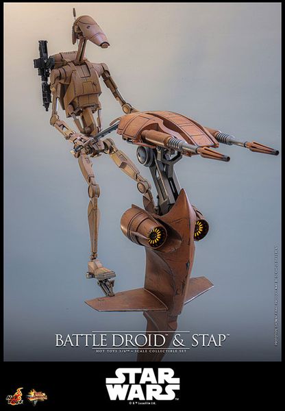 Movie Masterpiece Battle Droid & STAP 1/6 Star Wars Episode I The Phantom Menace | Hot Toys Figure