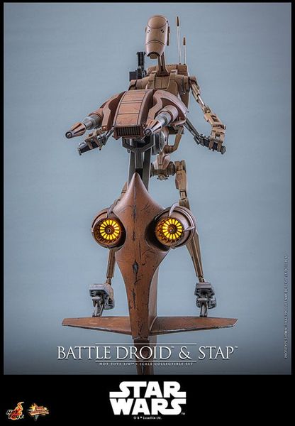 Movie Masterpiece Battle Droid & STAP 1/6 Star Wars Episode I The Phantom Menace | Hot Toys Figure