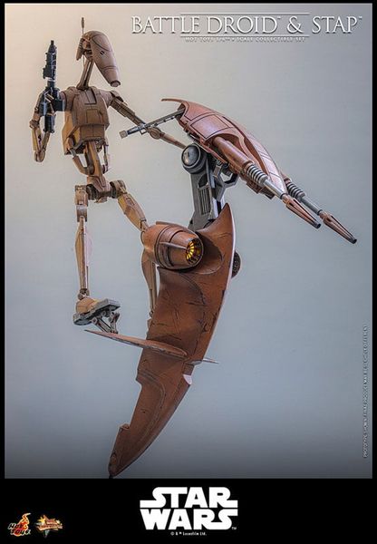 Movie Masterpiece Battle Droid & STAP 1/6 Star Wars Episode I The Phantom Menace | Hot Toys Figure