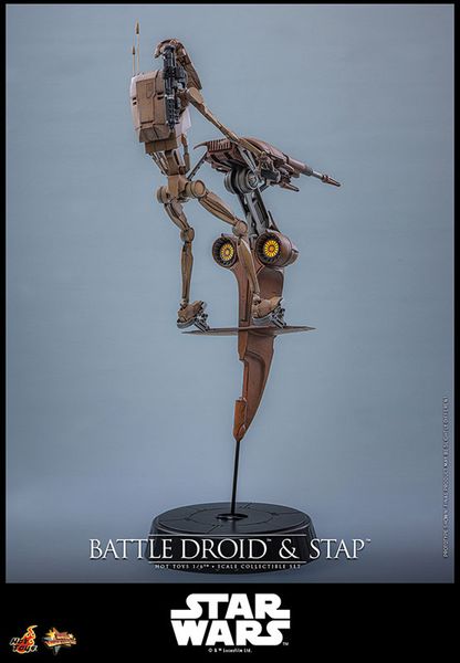 Movie Masterpiece Battle Droid & STAP 1/6 Star Wars Episode I The Phantom Menace | Hot Toys Figure