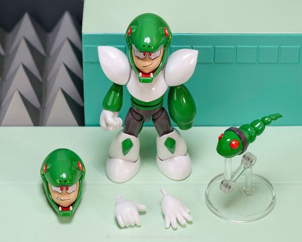 Action Figure Snake Man 1/12 Mega Man Rockman | Jada Toys Figure