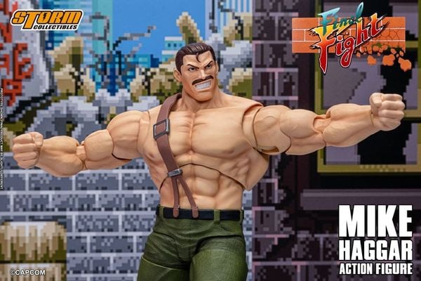 Action Figure Mike Haggar - Final Fight | Storm Collectibles Figure