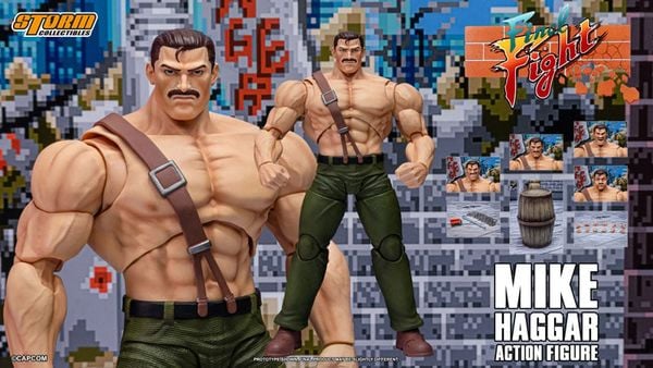 Action Figure Mike Haggar - Final Fight | Storm Collectibles Figure