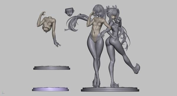 Swimsuit Adult Yukikaze & Yukikaze Mizuki 1/6 - Taimanin RPG | MAGI ARTS Figure