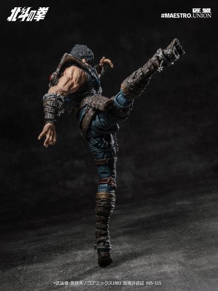 Kenshiro 1/12 Scale Posable Figure - Fist of the North Star | MAESTRO UNION Figure