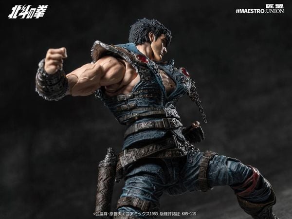 Kenshiro 1/12 Scale Posable Figure - Fist of the North Star | MAESTRO UNION Figure