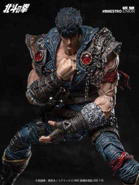 Kenshiro 1/12 Scale Posable Figure - Fist of the North Star | MAESTRO UNION Figure