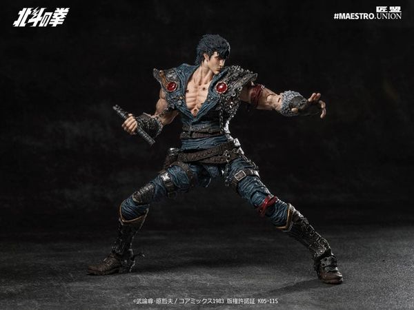 Kenshiro 1/12 Scale Posable Figure - Fist of the North Star | MAESTRO UNION Figure